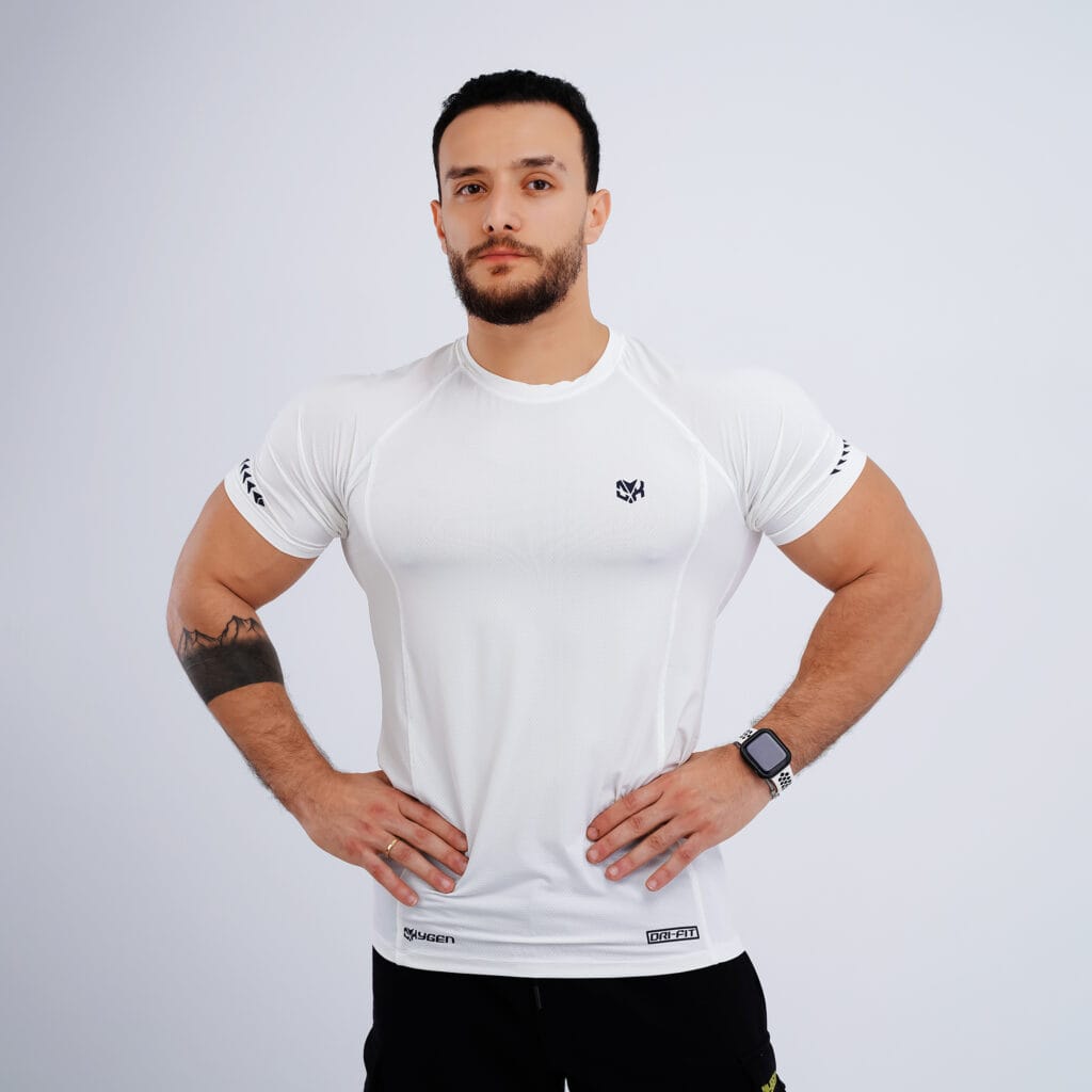 Muscular Raglan Compression T-Shirt