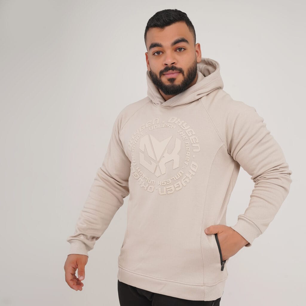 Oxygen Pro Hoodie Beige