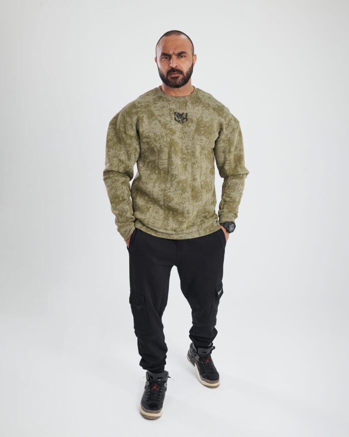 Power Club Sweatshirt Army Green
