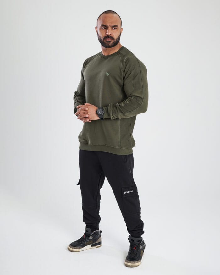 Oxygen signature Sweatshirt Army Green