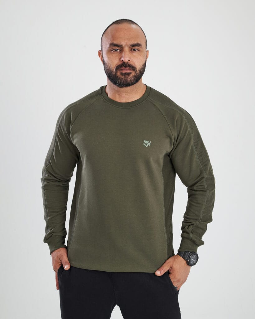 Oxygen signature Sweatshirt Army Green