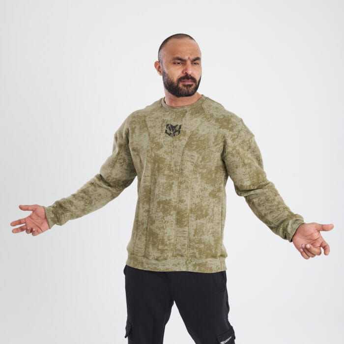 Power Club Sweatshirt Army Green
