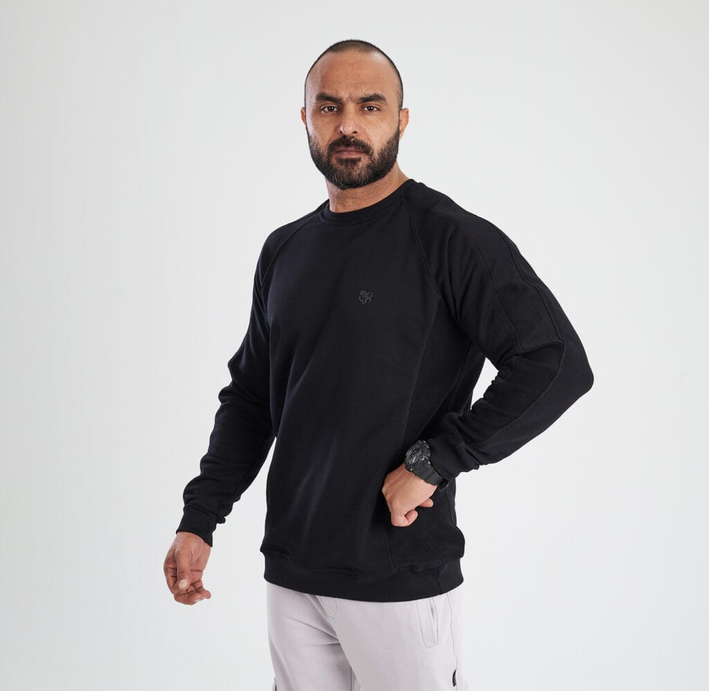 Oxygen signature Sweatshirt Black