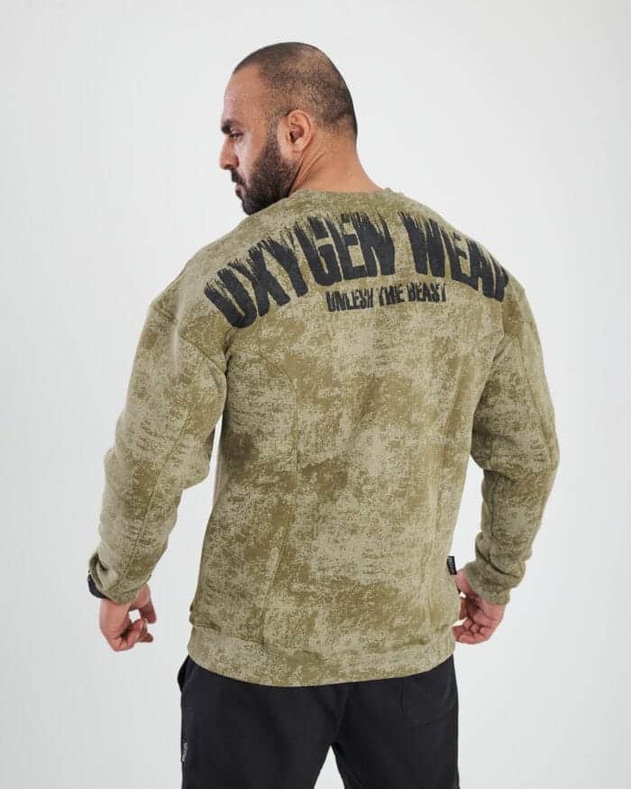 Power Club Sweatshirt Army Green